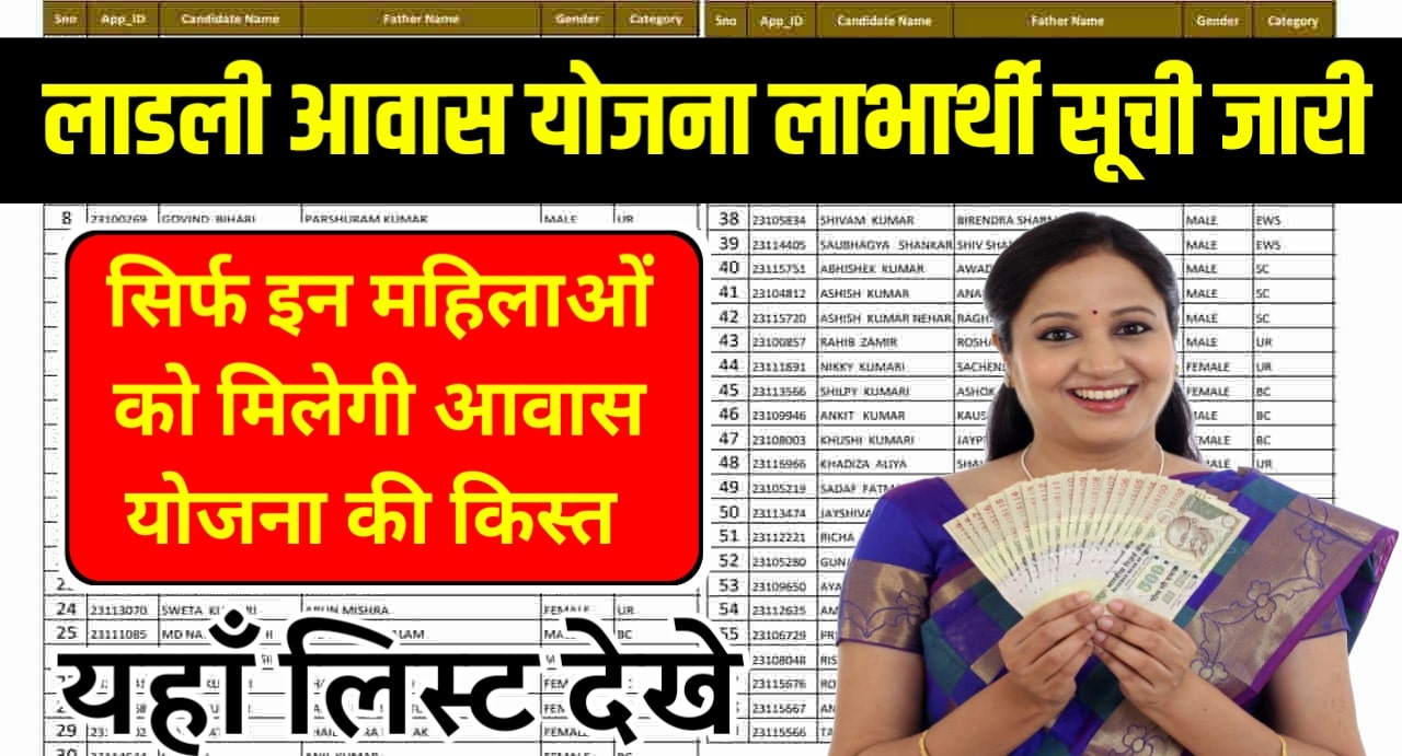 Ladli Behana Awas Yojana List 2024